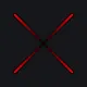 Minimal red custom crosshair