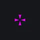 Minimal Purple Triangle Crosshair