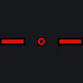 minimalistic heavy red custom crosshair
