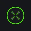 mira para fortnite green custom crosshair
