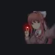 Monika red custom crosshair