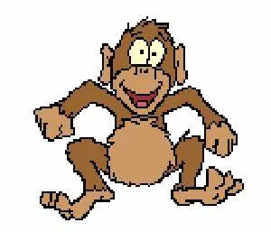 monkey white custom crosshair