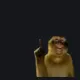 Monkey Meme orange custom crosshair