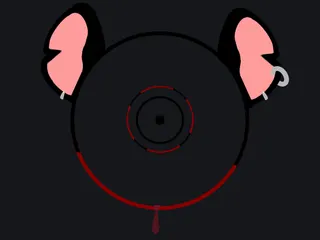 Mouse red custom crosshair