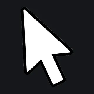 mouse cursor white custom crosshair