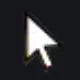 Mouse cursor white custom crosshair