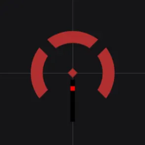 My HoloSight black custom crosshair