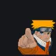 Naruto pointing orange custom crosshair