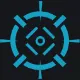 Never Miss A Shot cyan custom crosshair