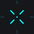 NICE☆SHOOT cyan custom crosshair