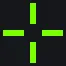 Normal dynamic comfort sight green custom crosshair