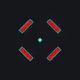 Nova Matrix red custom crosshair