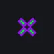 Off X purple custom crosshair