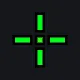 Only the best use this green custom crosshair
