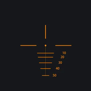 Orange custom crosshair