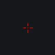 Original FPS sight red custom crosshair