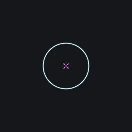 Overwatch 2 D.VA cyan custom crosshair