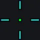 OverWatch - Cassidy cyan custom crosshair