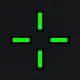 P1 green custom crosshair