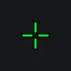 P3 green custom crosshair