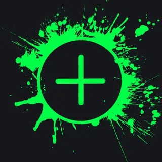 Paint splat green custom crosshair
