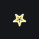 pastel yellow star yellow custom crosshair
