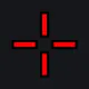 PG red custom crosshair