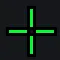 pge green custom crosshair
