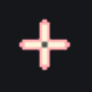 pink crosshair