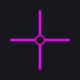 Pink crosshair