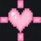 Pink Cute Heart Crosshair
