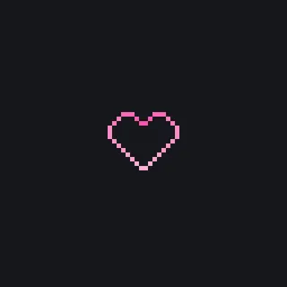 pink heart pink animated custom crosshair