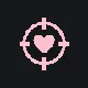 Pink Heart - Love Crosshair
