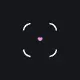 Pink Heart + Peacekeeper white custom crosshair