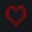 pixel heart custom crosshair