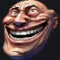 Pixelated human trollface custom crosshair