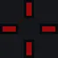 Plus red custom crosshair