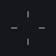 Point of interest white custom crosshair