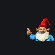 Pointing Gnome Man custom crosshair
