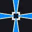 PRO blue custom crosshair