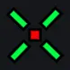pro green custom crosshair