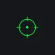 PUBG HOLO green custom crosshair