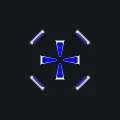 pump blue custom crosshair