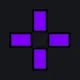 purple crosshair