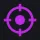 Purple crosshair