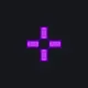 purple plus purple custom crosshair
