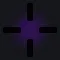 purple pro black custom crosshair