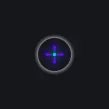 Purple white crossair with Shotguncircle custom crosshair