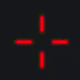qqqq red custom crosshair