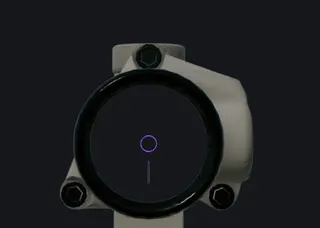 R6 1.5 scope white custom crosshair